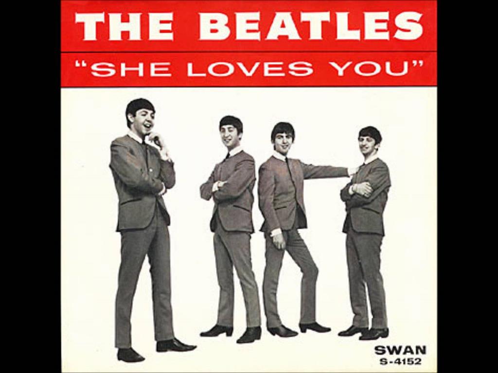 Битлз she loves. The beatles single. She loves you ноты. Синглы битлз. She loves you the beatles.
